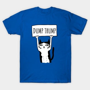 Dump Trump Protest Cat T-Shirt